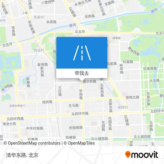 清华东路地图