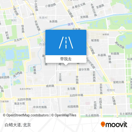 白蜡大道地图