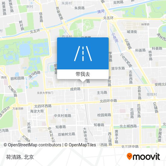 荷清路地图