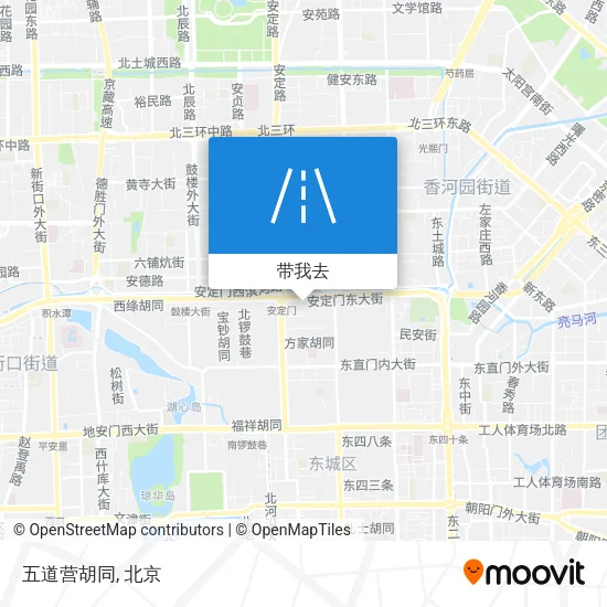 五道营胡同地图