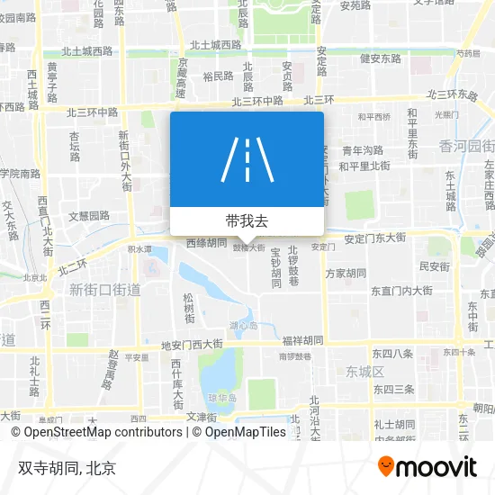 双寺胡同地图