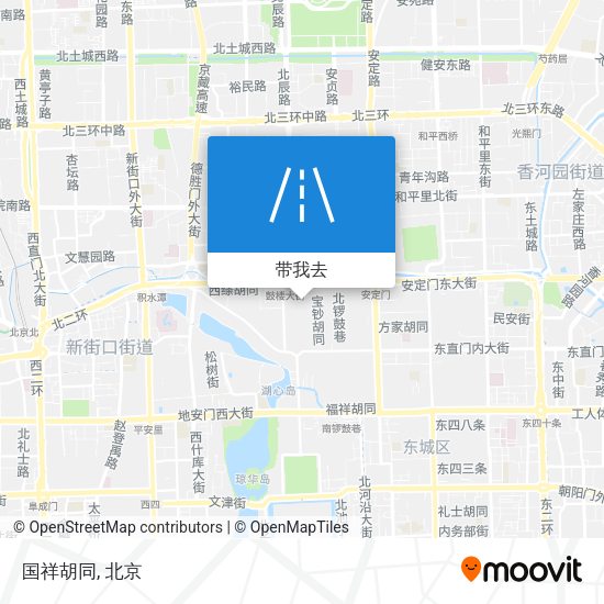 国祥胡同地图