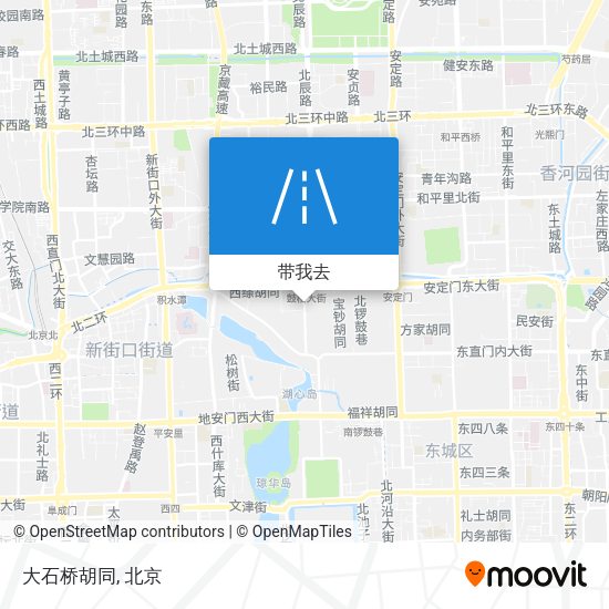 大石桥胡同地图