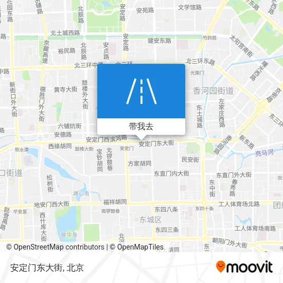 安定门东大街地图