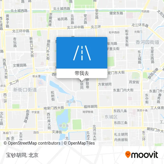 宝钞胡同地图