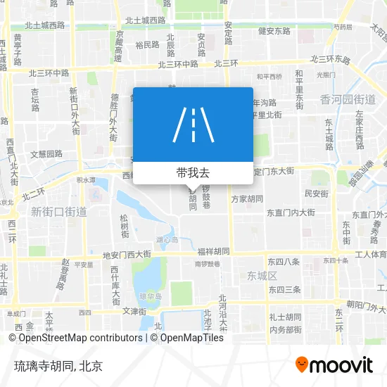 琉璃寺胡同地图