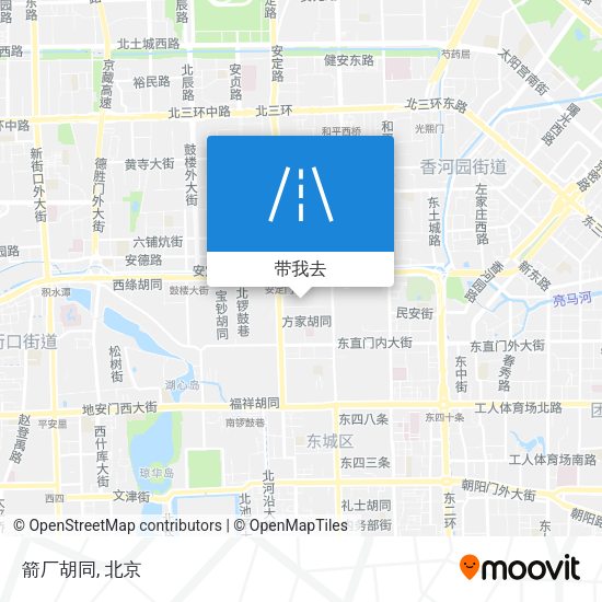 箭厂胡同地图