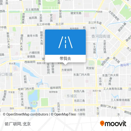 箭厂胡同地图