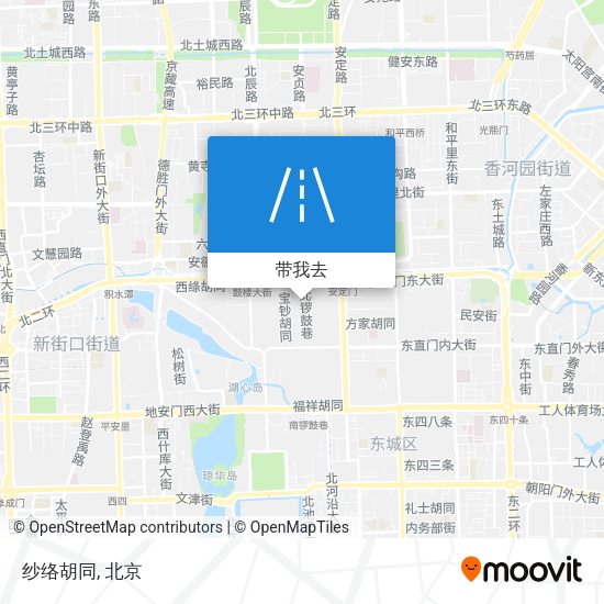 纱络胡同地图