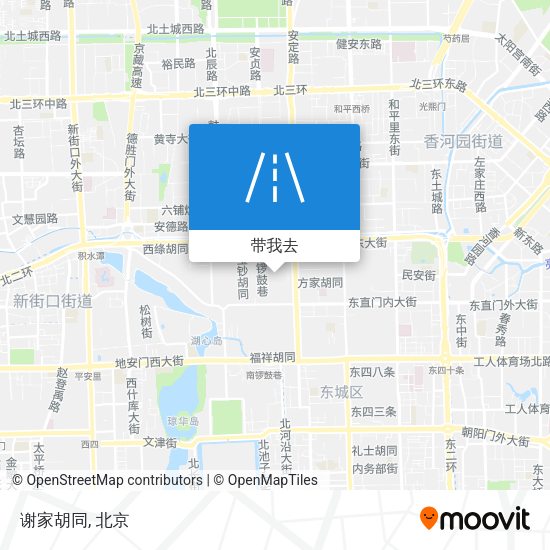 谢家胡同地图