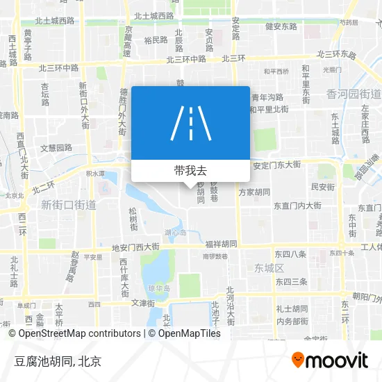 豆腐池胡同地图