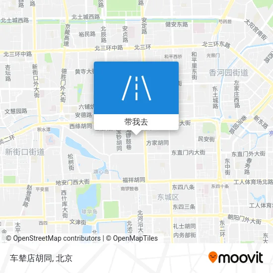车辇店胡同地图