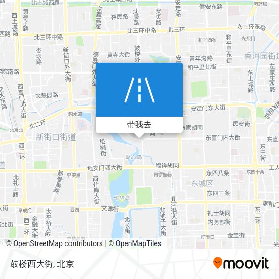 鼓楼西大街地图
