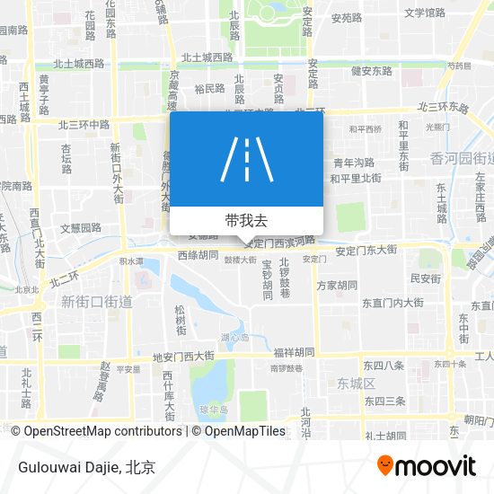 Gulouwai Dajie地图