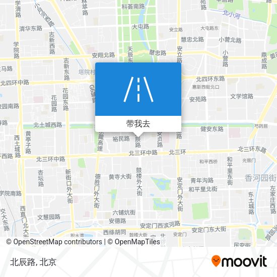 北辰路地图