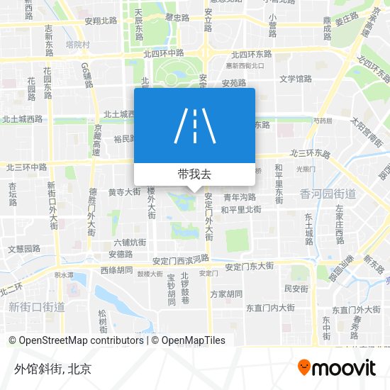 外馆斜街地图