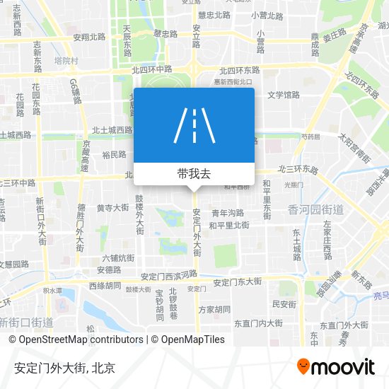 安定门外大街地图