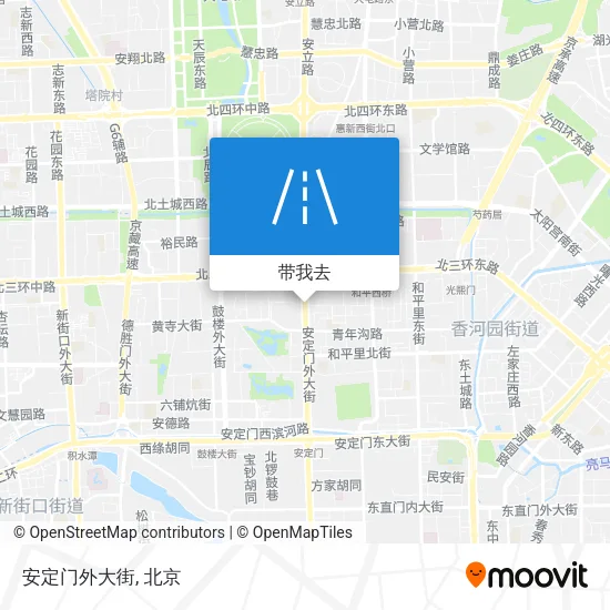 安定门外大街地图