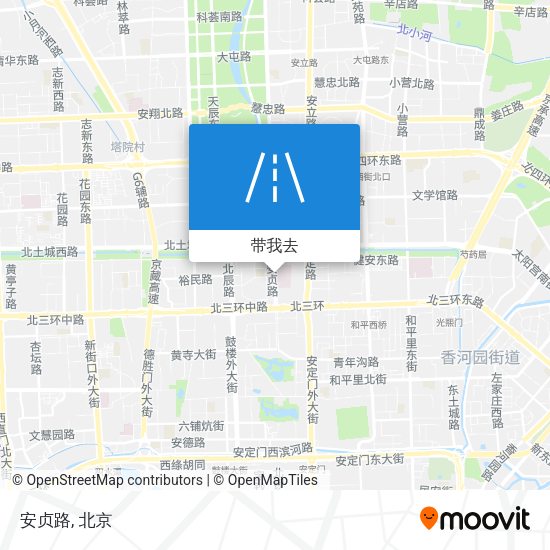 安贞路地图
