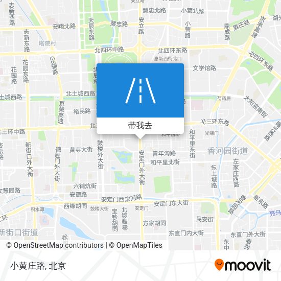 小黄庄路地图