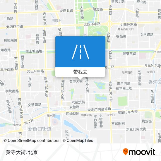 黄寺大街地图
