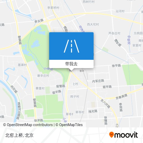 北窑上桥地图
