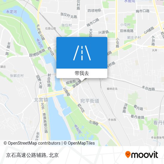 京石高速公路辅路地图