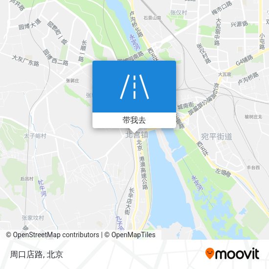 周口店路地图