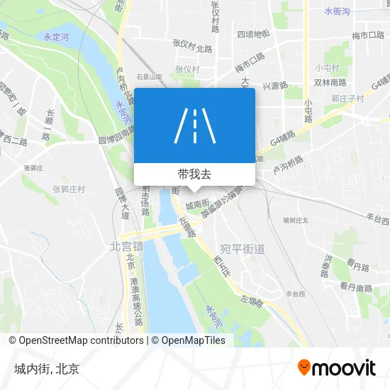 城内街地图