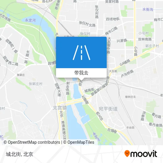 城北街地图