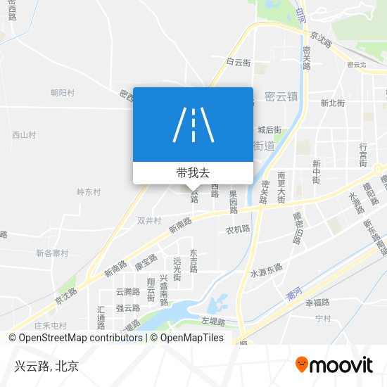 兴云路地图