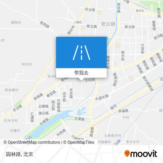 园林路地图