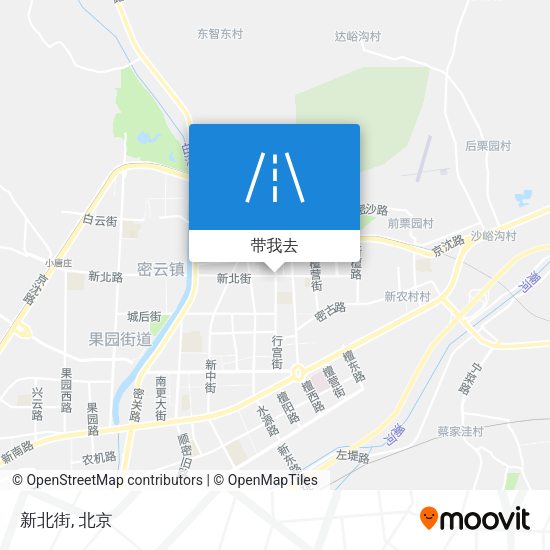 新北街地图
