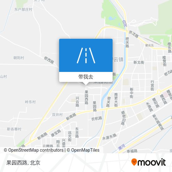 果园西路地图