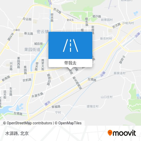 水源路地图