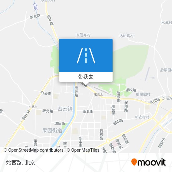 站西路地图