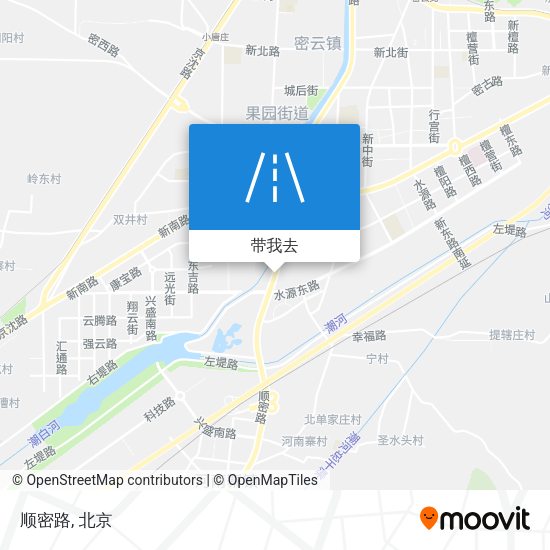 顺密路地图