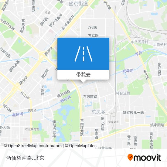 酒仙桥南路地图