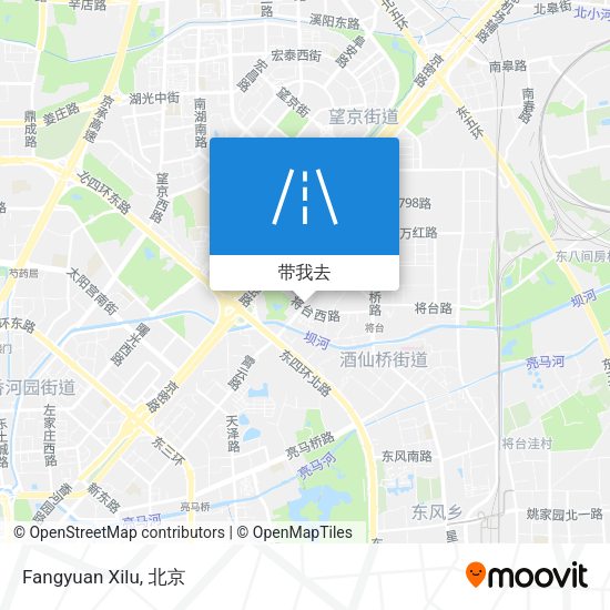 Fangyuan Xilu地图