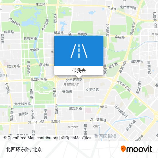 北四环东路地图