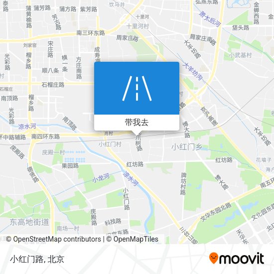 小红门路地图