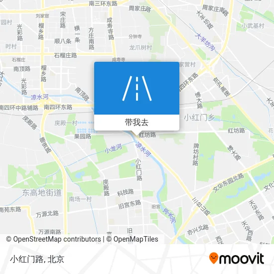 小红门路地图