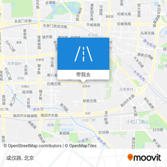 成仪路地图