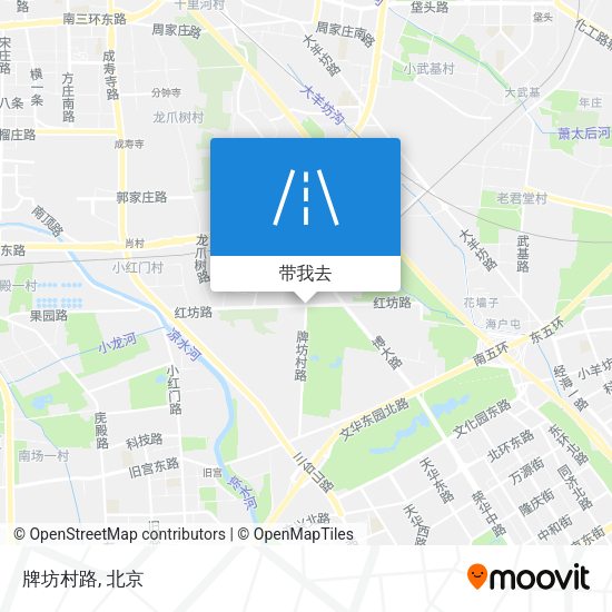 牌坊村路地图