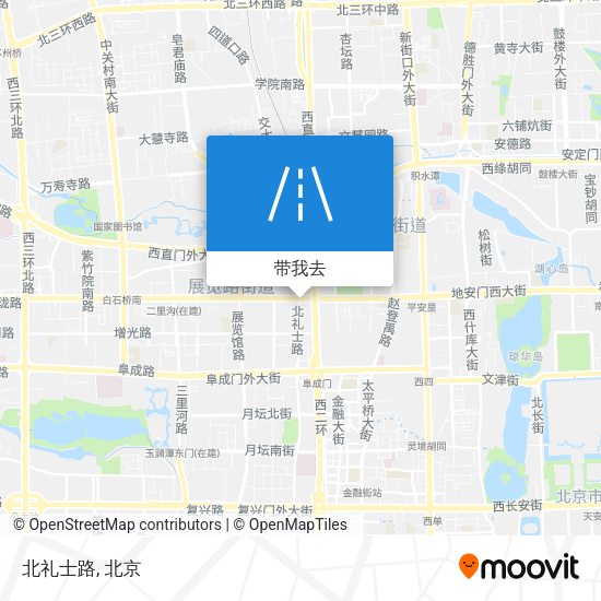 北礼士路地图