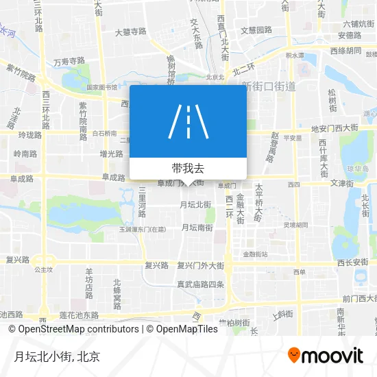 月坛北小街地图