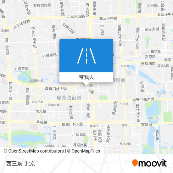 西三条地图