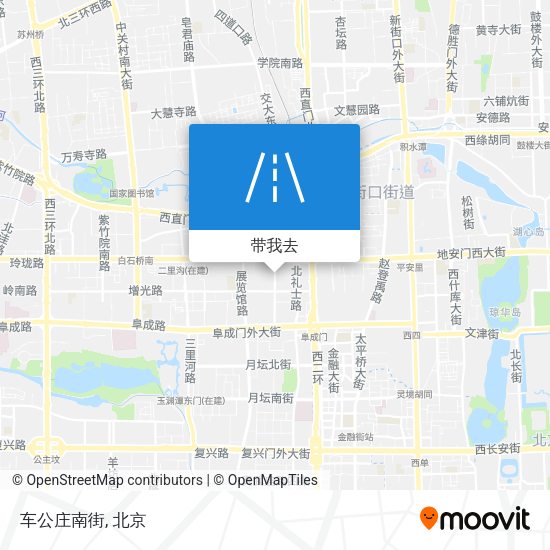 车公庄南街地图