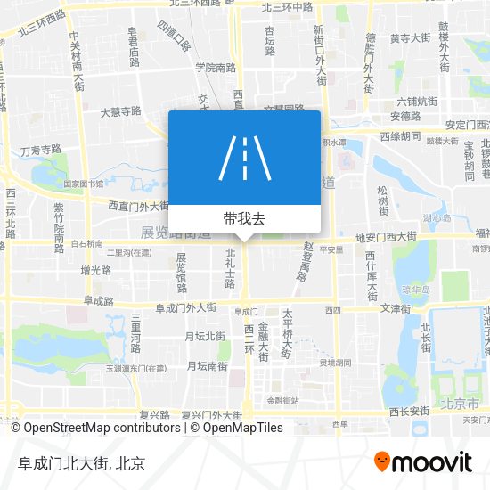 阜成门北大街地图