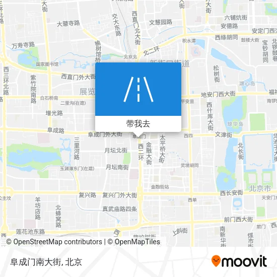 阜成门南大街地图